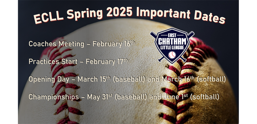 Spring 2025 Important Dates!